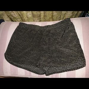 Grey and Black Spotted Shorts